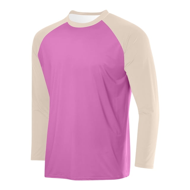 LOVZFMLL Men's Shirts, Colorblock Classic Fashion Crew Neck T-Shirts, Casual Essential Versatile Pullover, Relaxed Fit Fall Clothes