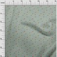 thumbnail image 2 of oneOone Polyester Lycra Fabric Leaves|Insect & Flower Floral Printed Fabric 1 Yard 56 Inch Wide, 2 of 4