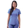 thumbnail image 1 of Adar Pro Scrubs For Women - Tailored Peplum Scrub Top, 1 of 6