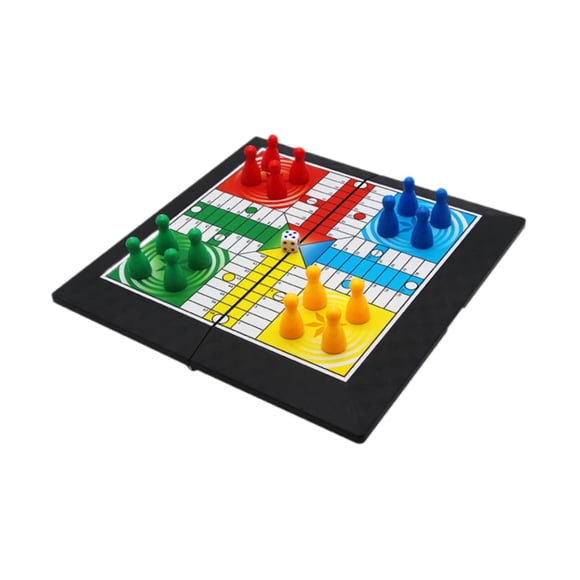 tamizeot PP Ludo Jeu de Voyage Échecs Volants pour Réunions de Famille Expérience Éducative Engageante et Amusante pour Enfants Jeu de Plateau d'Échecs