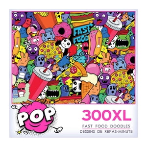 FAST FOOD DOODLES - 300 Puzzle de pièce