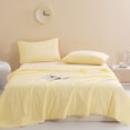 thumbnail image 4 of Cool Comforters for Hot Sleepers,Cool Feeling Friendly Solid Color Washed Summer Breathable Comforter for Bed, 4 of 6