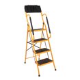 thumbnail image 1 of Ktaxon 4 Step Ladder, Portable Lightweight Step Stool, for Household, Office, Garage, Iron, 1 of 15