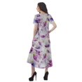 thumbnail image 3 of Moomaya Robes d'Été pour Femmes Imprimées Grande Taille en Coton Flex Robes pour Dames, 3 of 5