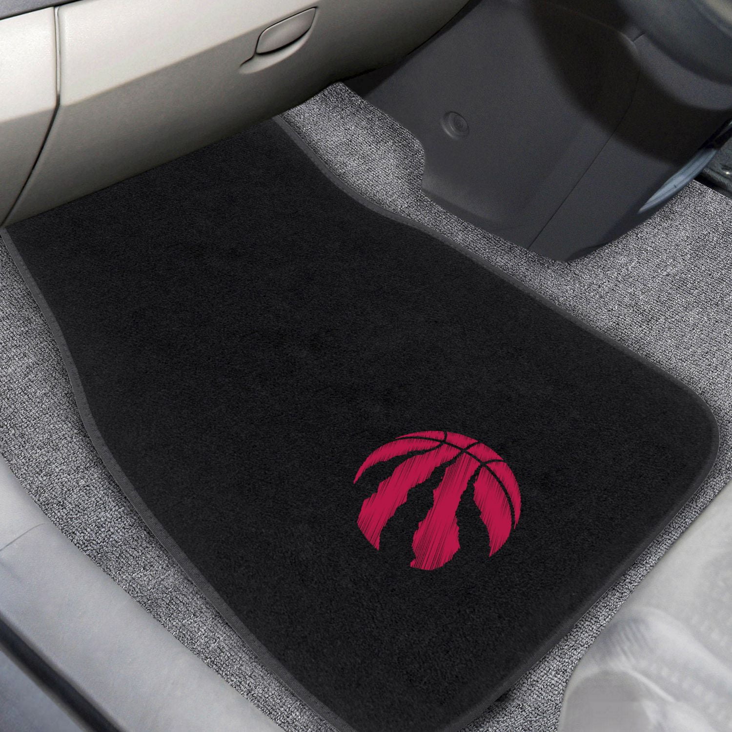 FanMats NBA Toronto Raptors 2PC Ensemble de tapis de voiture brodé