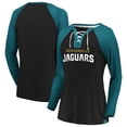 thumbnail image 1 of Chandail à Lacets à Manches Longues pour Femmes Jacksonville Jaguars NFL Fanatics Break Out Play, 1 of 3