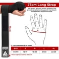 thumbnail image 1 of RDX Boxing Hand Wraps Inner Gloves Quick 75cm Long Wrist Straps Padded, 1 of 8