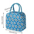 thumbnail image 3 of SSZMDLB 4Pcs Insulated Lunch Bag, Thermal Picnic Carry Case Portable Cold Bento Bag for Food, Drinks and Meal Prep, Collapsible Insulated Tote, 3 of 9