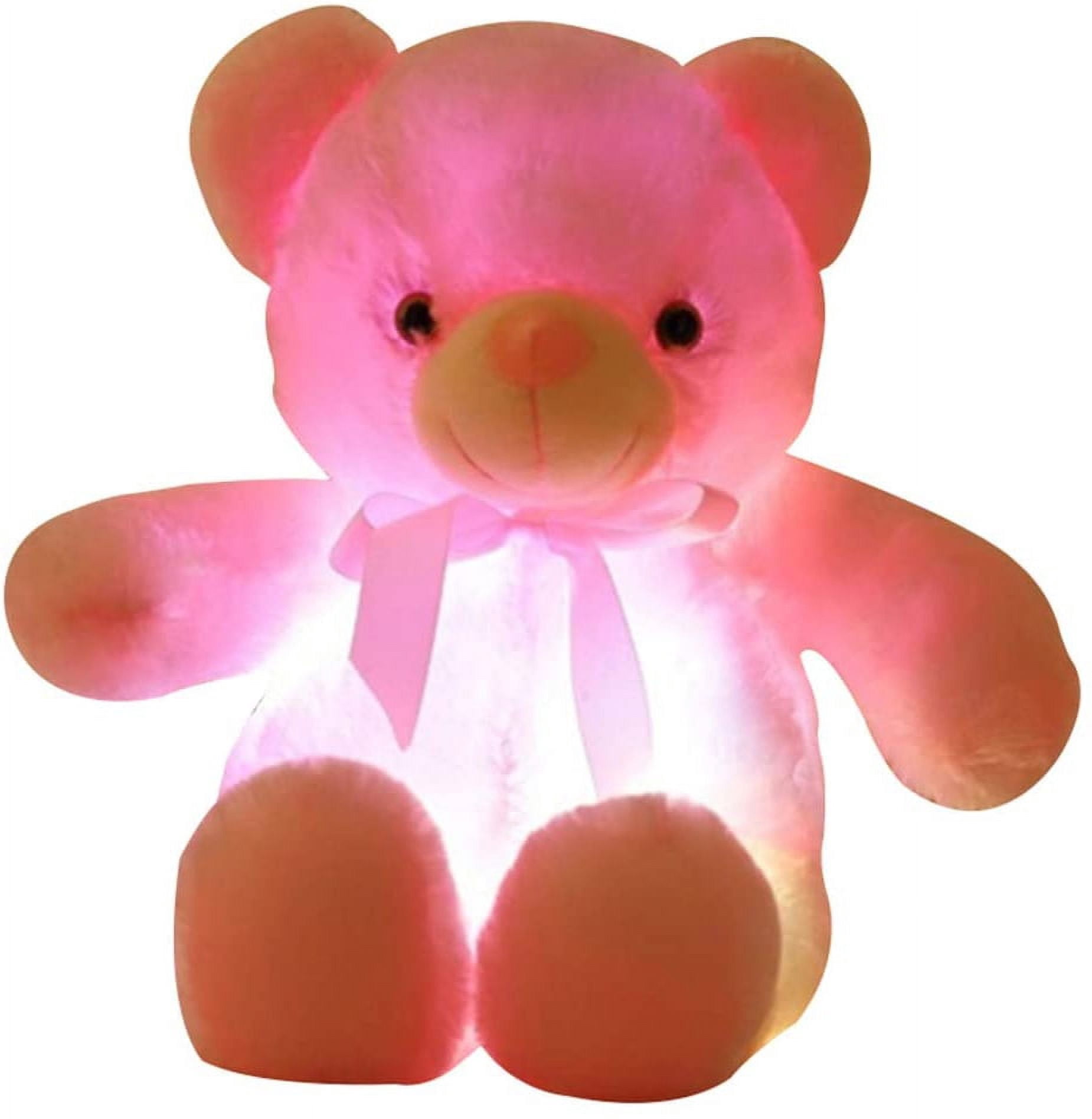 LED teddy bear, plush toy, colorful, luminous toys for children and adults, birthday gift