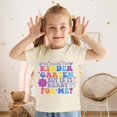 thumbnail image 4 of TZEWGL Mignon Imprimé Lettre Manches Courtes Col Rond Chemise Basique pour Tout-Petit Blouse pour Enfants Taille 6-7T, 4 of 5