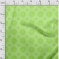 thumbnail image 3 of oneOone Velvet Lime Green Fabric Fruits Lemon Slice Sewing Craft Projects Fabric Prints By Yard 58 Inch Wide, 3 of 4