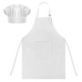 thumbnail image 1 of TOPTIE Cotton Canvas Kids Cooking Aprons and Chef Hat Set, 1 of 8