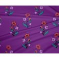 thumbnail image 4 of oneOone Polyester Lycra Feuilles & Imprimé Floral Bloc Tissu BTY 56 Pouces de Large, 4 of 4