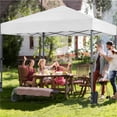 thumbnail image 2 of Yaheetech 10x10ft Pop Up Canopy Tent with Adjustable Height for Parties, White, 2 of 7