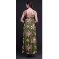 thumbnail image 4 of Bimba Robe Longue en Rayonne Imprimée Florale pour Femmes Chic Bohème Été Maxi Plage-Moyenne, 4 of 4