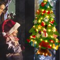 thumbnail image 3 of Felt Christmas Tree DIY Soft Christmas Tree With Ornaments And String Light, 3 of 8