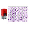 thumbnail image 4 of Choose Your Personalized Icon Rubber Stamp Self Inking SHINY 20 mm Mini Stamper - Black Ink, 4 of 6