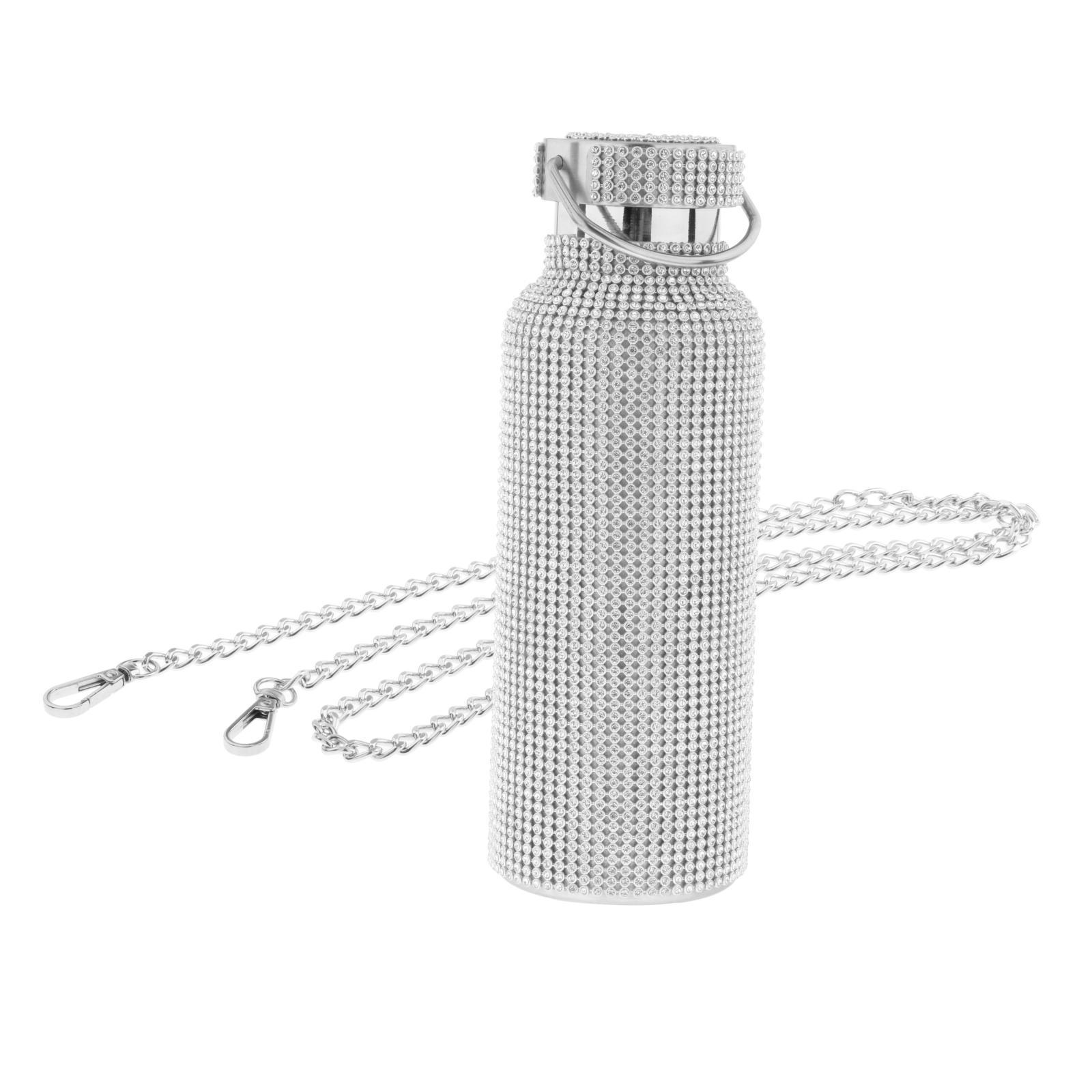Bouteille d'Eau Thermique Portable en Acier Inoxydable, Magnifiquement Rechargeable pour Femme