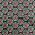 thumbnail image 1 of oneOone Rayon Green Fabric Asian Mandala Sewing Craft Projects Fabric Prints By Yard 56 Inch Wide, 1 of 4