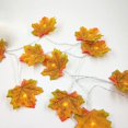 thumbnail image 4 of AKEGAMN Thanksgiving Halloween Battery Box LED Maple Leaf Light String Indoor And Outdoor Decorative Light String 6 Meters 40 Lights Double Leaf Three Battery Box Please protect it when using it out, 4 of 9