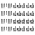 thumbnail image 1 of Unique Bargains 20Sets Zipper Repair Kits, #10 Retainers Box & Insertion Pins for Zippers Replacing, Metallic Black, 1 of 6