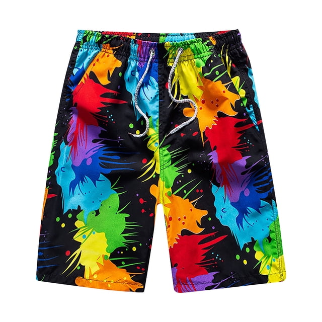 Cadeaux pour Hommes LSLJS Shorts Décontractés de Plage à Séchage Rapide pour Hommes, Style Vacances, Impression Spéciale. Shorts pour Hommes