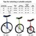 thumbnail image 5 of T4B Monocycle FREESTYLE Roue de 20 Pouces - Pneu à Roue en Butyle Étanche - Sports de Plein Air Mise en Forme Exercice Santé, 5 of 5