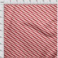 thumbnail image 4 of oneOone Cotton Cambric Red Fabric Abstract Stripe Sewing Craft Projects Fabric Prints By Yard 56 Inch Wide, 4 of 5