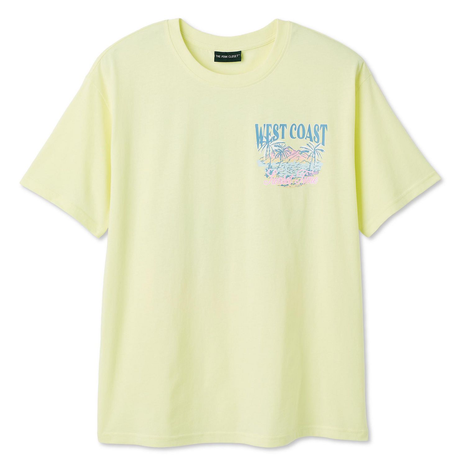 T-shirt West Coast The Pink Closet pour femmes