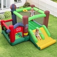 thumbnail image 2 of Costway Inflatable Bounce House Kids Castle Slide Bouncer with 750W Blowe, 2 of 10