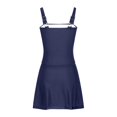 thumbnail image 5 of DGMIOCS Women's Ruched High Waisted Bikini Bikini Set Navy XXL, 5 of 5