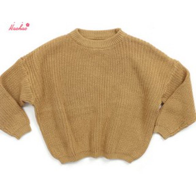 Faithtur Toddler Baby Fall Winter Sweaters, Long Sleeve Knitted Pullover Clothes