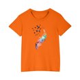 thumbnail image 1 of RXIRUCGD 2025 Vêtements d'Été pour Enfants T-shirt Imprimé Mode Mignon Col Rond Manches Courtes, 1 of 5