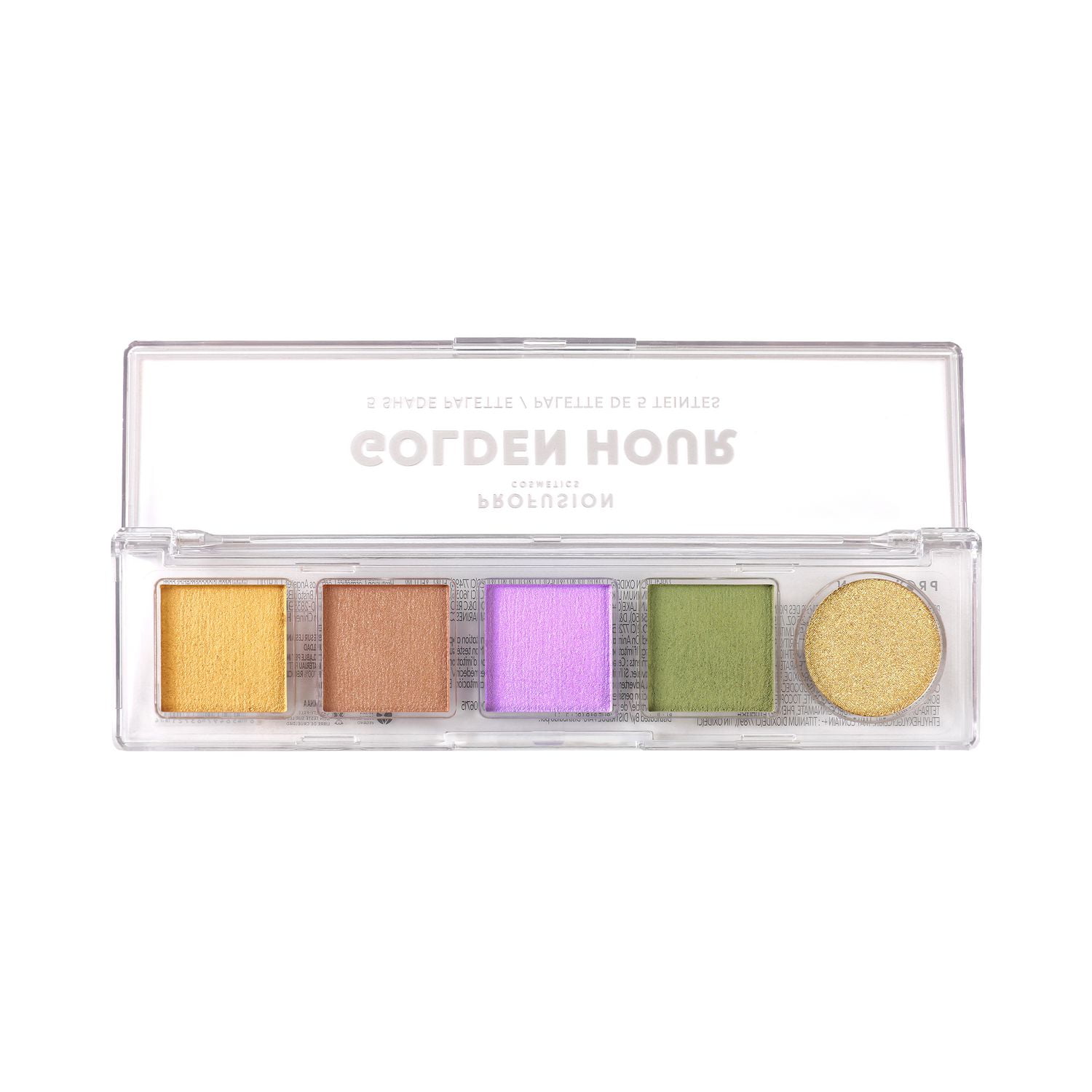 Profusion Cosmetics | Palette de fards à paupières 5 teintes Golden Hour