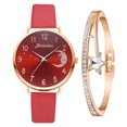thumbnail image 1 of Sleek Minimalist Fashion With Strap Dial Womens Quartz Watch Gift Watch, 1 of 1