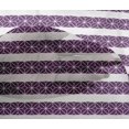 thumbnail image 4 of oneOone Viscose Chiffon Purple Fabric Diamond Geometric Sewing Craft Projects Fabric Prints By Yard 42 Inch Wide, 4 of 4