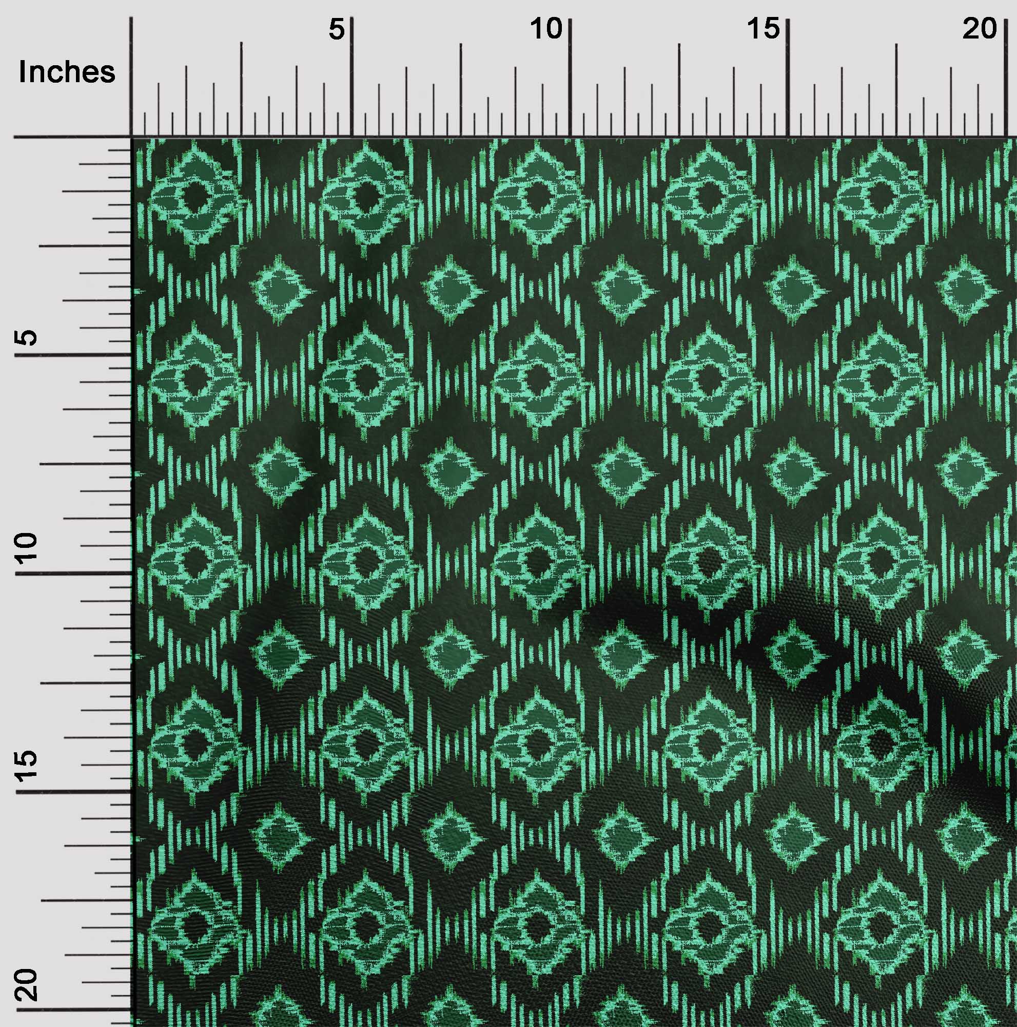 oneOone Viscose Jersey Fabric Diamond Kasuri Fabric Prints By Yard 60 Inch Wide