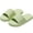 M-Light Vert, variante sur 2025 Sandales pour Hommes Pantoufles pour Femmes et Sandales pour Hommes Hommes Pantoufles Coussin Sandales de Douche pour Hommes Sandales de Plage Chaussures Diapositives d'Intérieur Sandales de Salle de Bain Confort Ultime Légères Semelle Épaisse Facile à