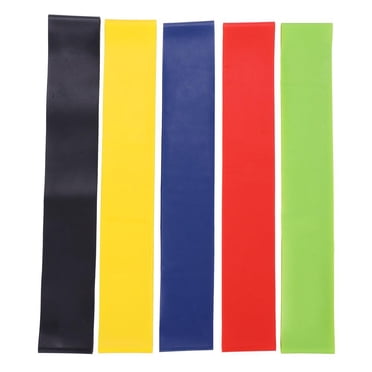 Garosa 5 Pcs Bandes de Résistance de Yoga Boucle Intérieur Extérieur Gym Entraînement de Mise en Forme Sports Exercices, Boucle d'Exercice de Résistance, Bande d'Exercice de Résistance