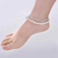 thumbnail image 4 of Foot Decoration Jewelry Adjustable Vintage Style Bell Foot Anklet Charm Anklet, 4 of 10