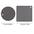 thumbnail image 2 of Summer Savings Kcavykas Kitchen Goodies,Mat Set Silicone Heat insulation Table Mat Kitchen Pot Scalding Mat Kitchen Mat Casserole Mat Oven Heat insulation Mat, 2 of 2