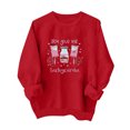 thumbnail image 1 of Penkiiy Chandails en Molleton de la Saint-Valentin pour Femmes - Mignon Chandail en Molleton de la Saint-Valentin Décontracté Cœur Pull Grahic TG Rouge, 1 of 8
