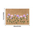 thumbnail image 3 of HHBEAUTY Summer Welcome Doormat Spring Summer Mats Welcome Floor Mats Polyester Door Rug Beach Flowers Sunshine Non Slip Floor Mat for Indoor Outdoor Home Decor, 3 of 9
