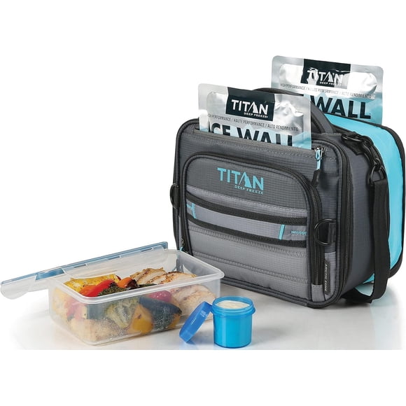 Titan by Artic Zone Sac à Lunch Deep Freeze Gris/bleu