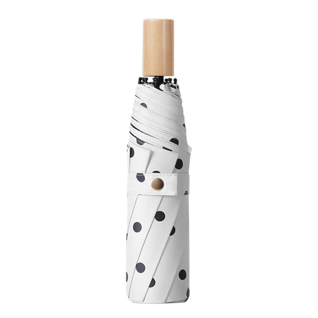Flat Lightweight Umbrella Parasol Folding Sun Umbrella Mini Umbrella