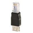 thumbnail image 1 of Milaget Mini Adaptateur USB 2.0 Femelle vers Connecteur Convertisseur LAN AF Réseau Ethernet, 1 of 5