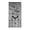 Noir 047, variante sur Vrorvz Décorations d'Halloween pour l'Extérieur et l'Intérieur Rideau en Dentelle Blanc au Style Drapé Élégant pour Déco Effrayante de Porte et de Fenêtre 83.9x40.2 Po Noir