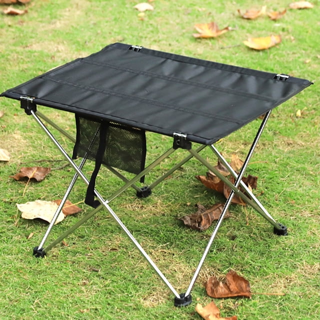 Ultralight Aluminum Portable Folding Table for Outdoor, Compact Camping Picnic Table BBQ Side Table, Easy Setup No Tools Required Durable 40lbs Capacity