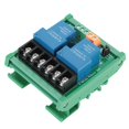 thumbnail image 2 of FLAMEEN Module de Relais de Commutation Temporisateur de Commande de Relais, Module de Relais 2 Canaux 30A 5V avec Déclencheur d'Isolation Optocoupleur Haut / Bas Niveau, 2 of 8