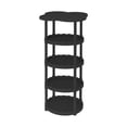 thumbnail image 3 of Sentmoon Corner Storage Corner Bookshelf Cream Style Sofa Side Table Living Room Small Coffee Table Floor-to-ceiling Movable Storage Table Four-leaf Cloud Shelf, 3 of 7